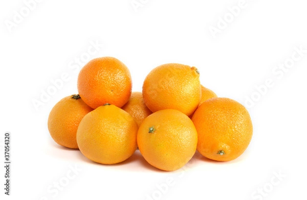 Obraz Tangerines On White