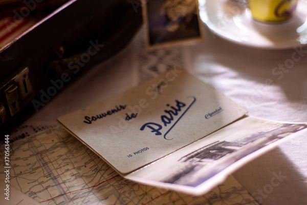 Obraz Paris postcard old holdiay