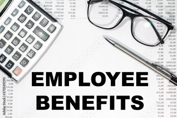 Obraz EMPLOYEE BENEFITS TECHNOLOGY COMMUNICATION definition highlighted