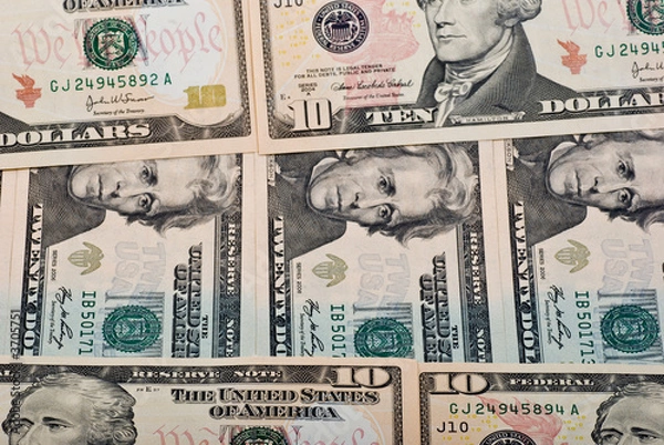 Fototapeta money texture