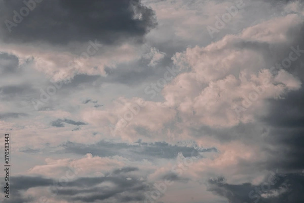 Obraz colorful dramatic sky with clouds
