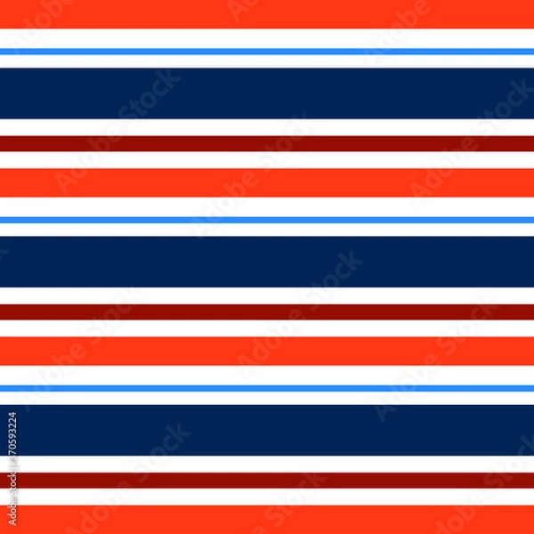 Obraz Horizontal colorful striped abstract background. Vector illustration.