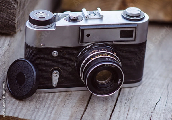 Obraz old photo camera