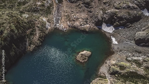 Obraz French alps mountain view