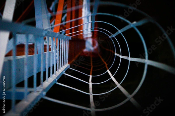 Fototapeta high voltage pole ladder