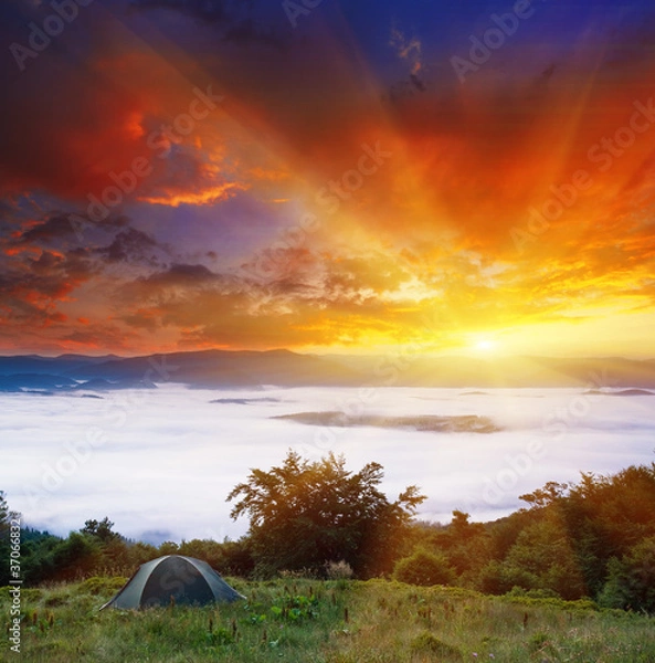 Fototapeta mountain landscape