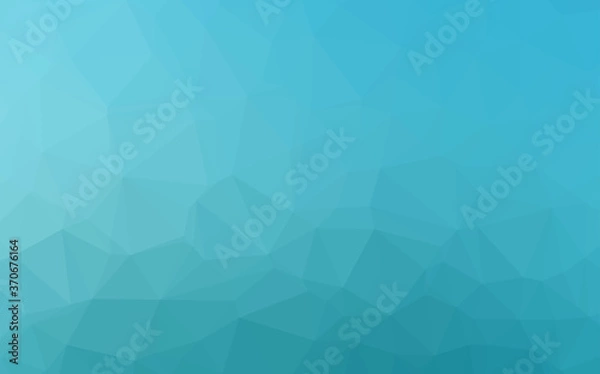 Fototapeta Light BLUE vector triangle mosaic cover.