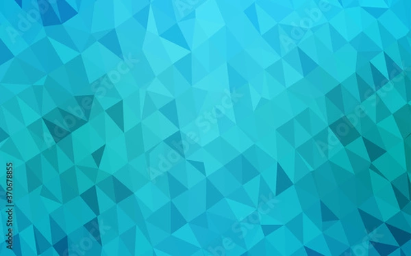 Fototapeta Light BLUE vector triangle mosaic template.