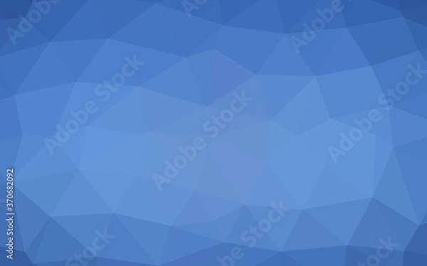 Fototapeta Light BLUE vector polygonal background.