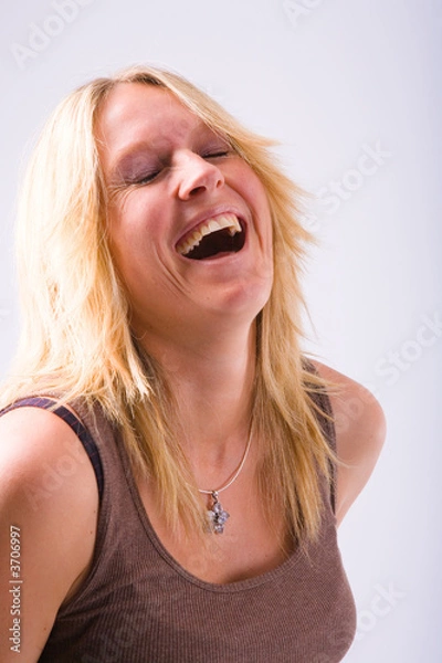 Obraz Lachende Blondine