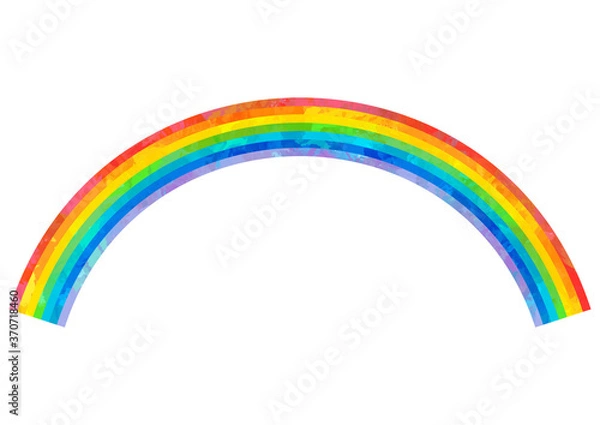 Fototapeta ベクター　虹のイラスト