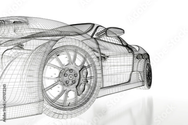 Fototapeta Sport car