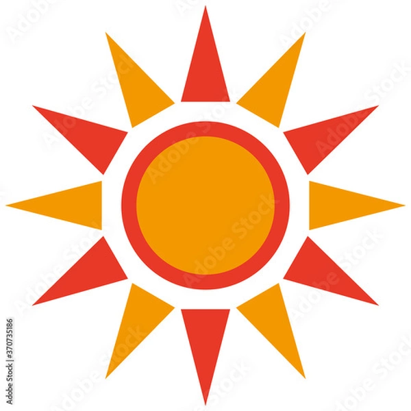 Obraz abstract sun vector illustration