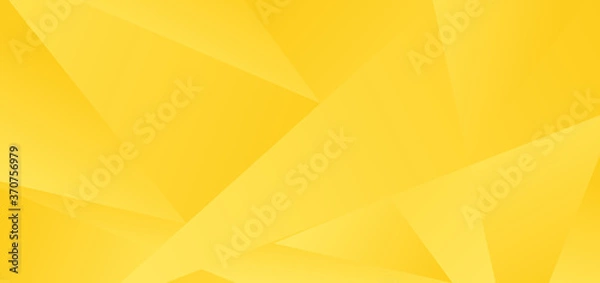 Fototapeta Abstract yellow low polygon background and texture.