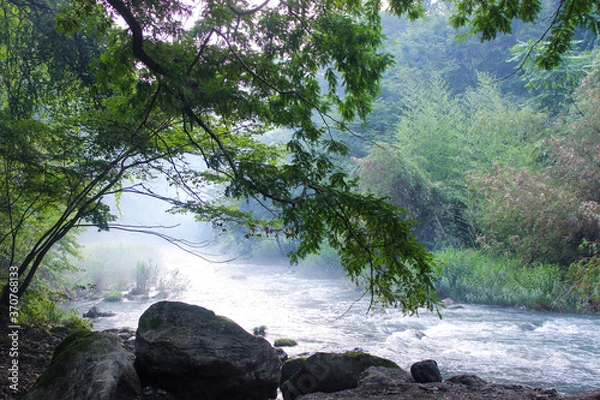 Obraz 川　マイナスイオン