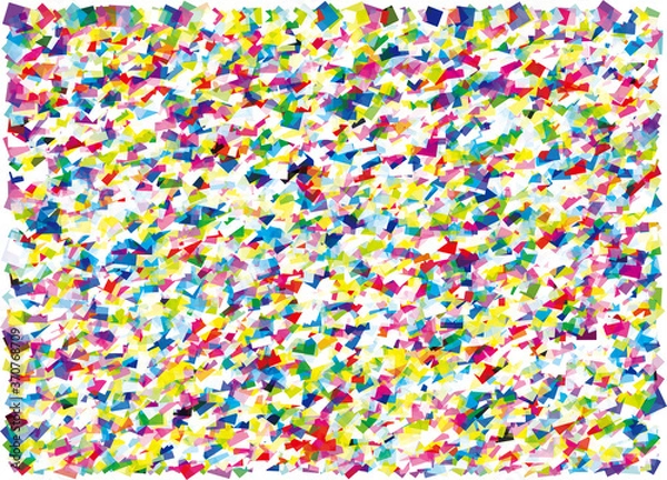 Fototapeta カラフルな紙吹雪の乱舞