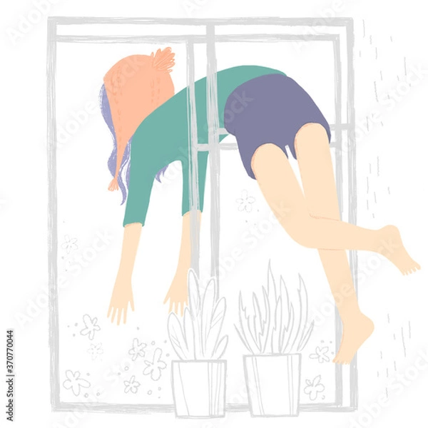 Obraz Girl at the window