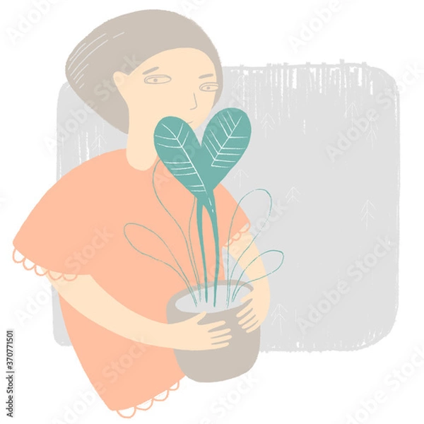 Obraz Home forest in my hands