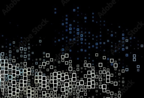 Fototapeta Dark BLUE vector layout with lines, rectangles.