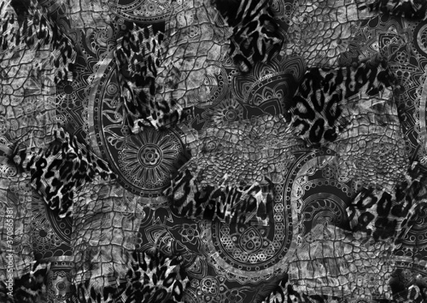 Fototapeta abstract leopard print texture design	
