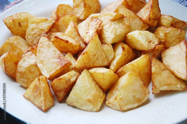 Obraz image of fried potato on plate