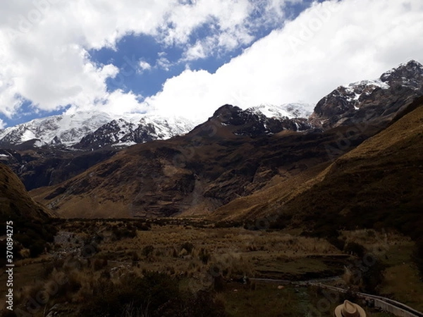 Obraz montaña nubladad