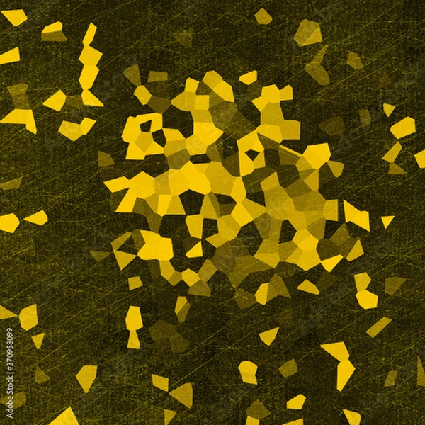 Fototapeta abstract bright yellow triangle background texture