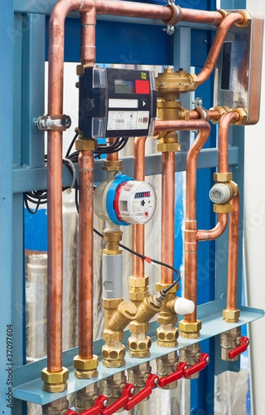 Obraz Piping and valving