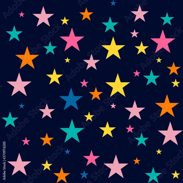 Obraz Abstract bright colorful seamless pattern.
