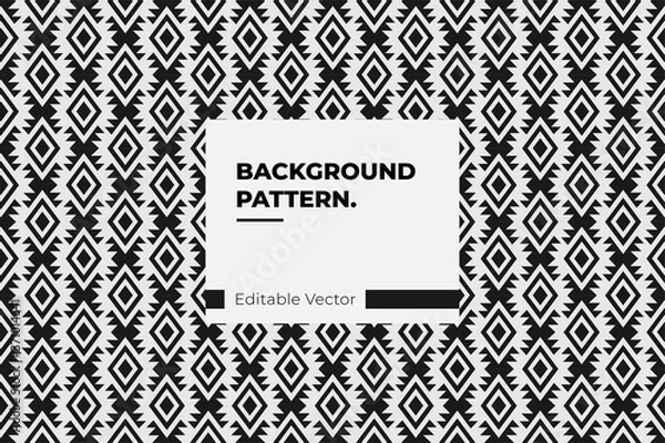 Fototapeta Aztec Tribal Pattern stock vector background