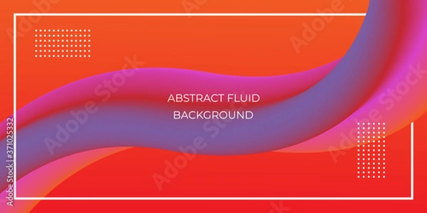 Obraz abstract fluid background using orange paypal . vector illustration