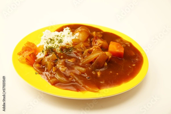 Fototapeta 美味しそうなカレーライス