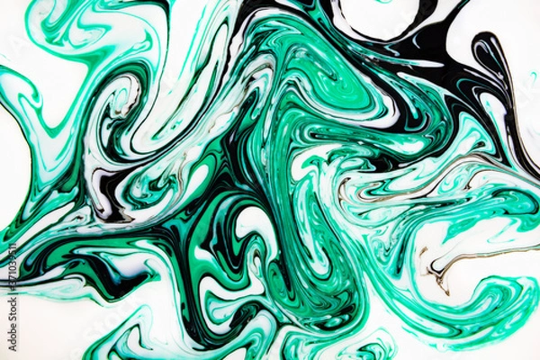 Fototapeta Ebru style background with different patterns in high quality