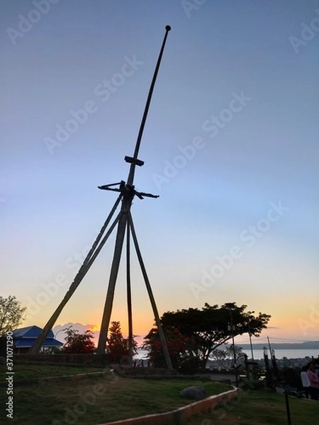 Obraz the flagpole of the Sultanate of Buton