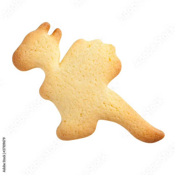 Fototapeta Homemade Biscuit. Dragon shape.