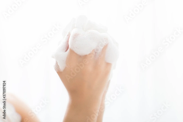 Fototapeta 洗顔の泡