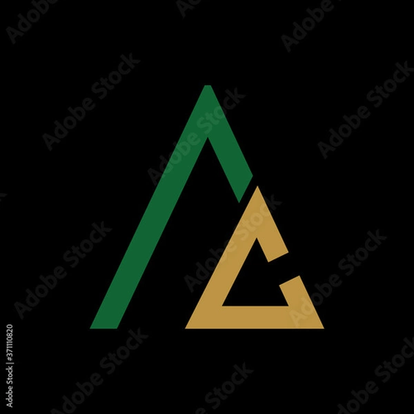 Obraz latter AC logo