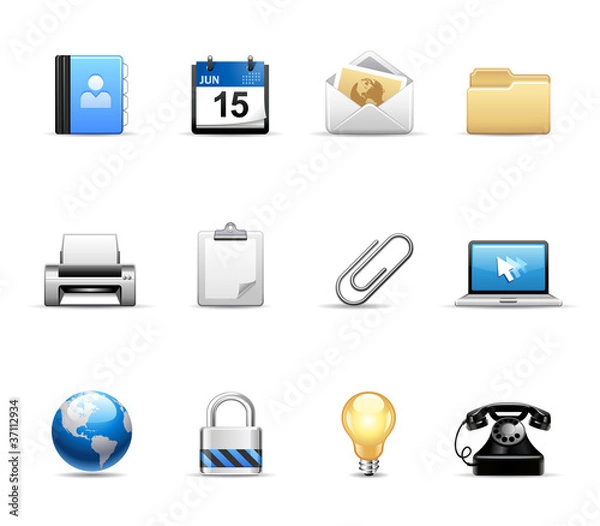 Fototapeta General Icon Set