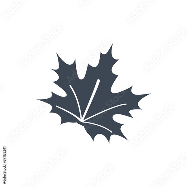 Fototapeta Maple Leaf icon ( vector illustration )