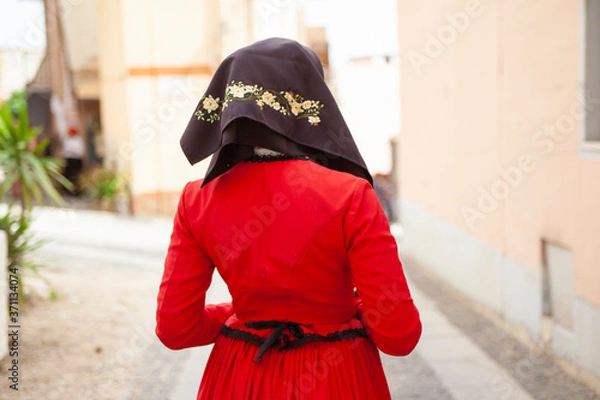 Obraz Abito tradizionale sardo 