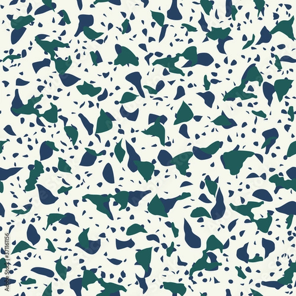 Obraz Abstract confetti background. Seamless terrazzo pattern.