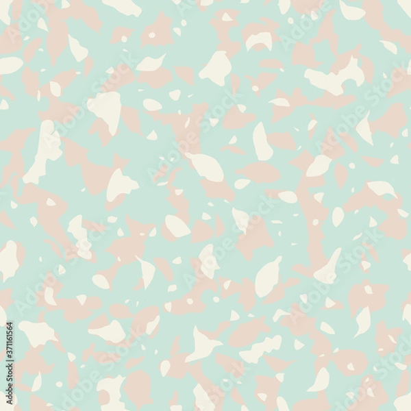Fototapeta Abstract confetti background. Seamless terrazzo pattern.