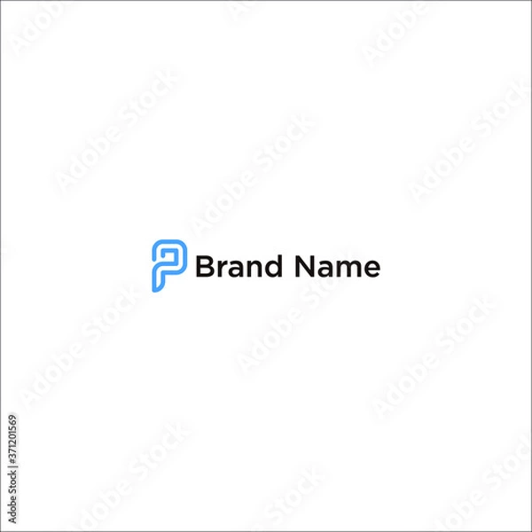 Fototapeta Modern software logo that appeal to developers