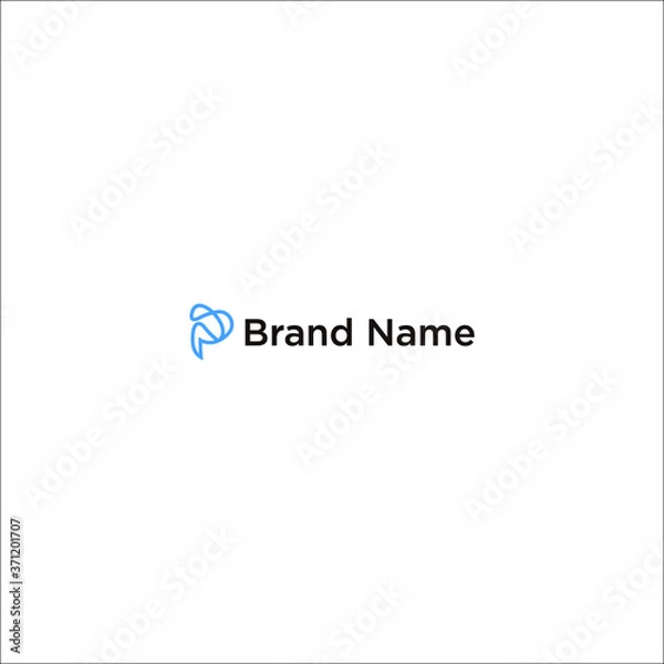 Fototapeta Modern software logo that appeal to developers