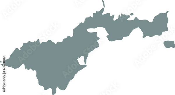Obraz American Samoa map
