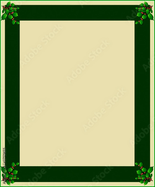 Fototapeta Christmas frame