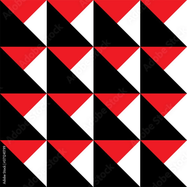 Obraz Colorful vector seamless pattern. Memphis ornament. EPS 10