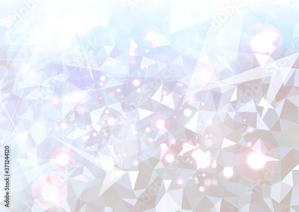 Obraz 透き通ったクリスタル風抽象背景素材
