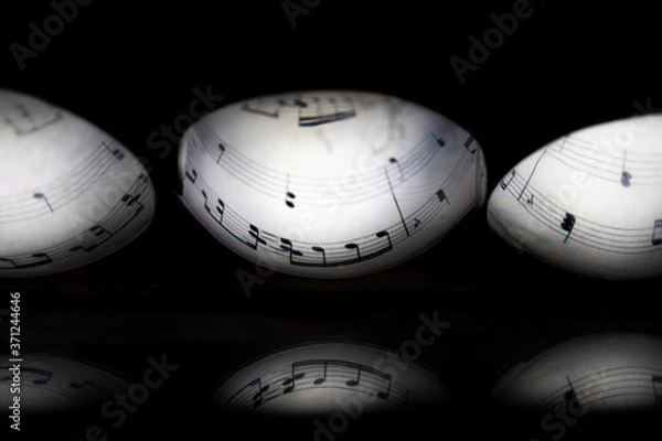 Obraz music spoon reflection