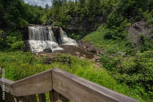 Obraz Black Water Falls